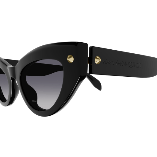 Alexander McQueen AM0407S 001 Sunglasses - Luxury Designer Shades for Men & Women | Perfect for Outdoor Activities, Beach, and Fashion Statements