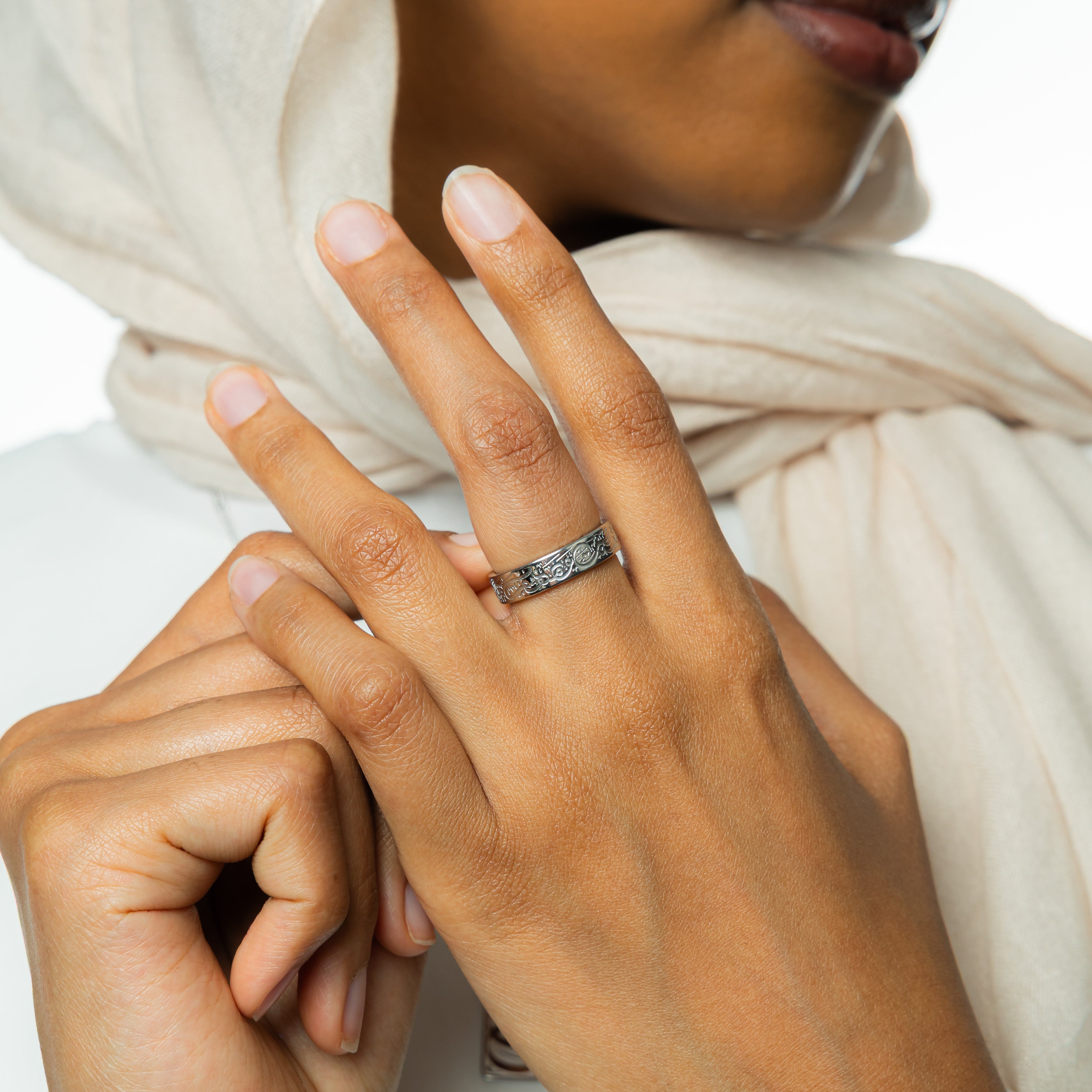 Be In Love Rumi Ring - Inspirational Jewelry for Women, Elegant Silver Band with Romantic Quote, Perfect for Gifts, Weddings & Everyday Wear