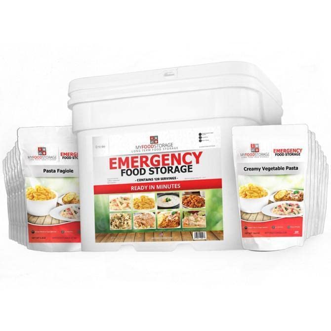 ReadyWise Emergency Food Supply - 120 Servings Freeze-Dried Survival Food with 8 Entrée Variety | Lightweight & Long Shelf Life for Disaster Preparedness, Camping, Hiking & Outdoor Adventures | Perfect for Preppers, Emergency Kits & Survival Gear
