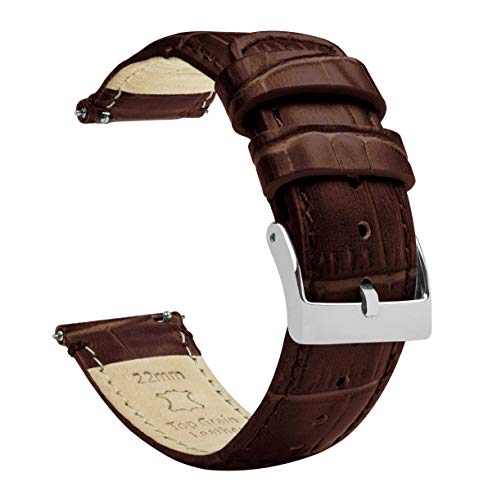 Coffee Brown & Stainless Steel Buckle