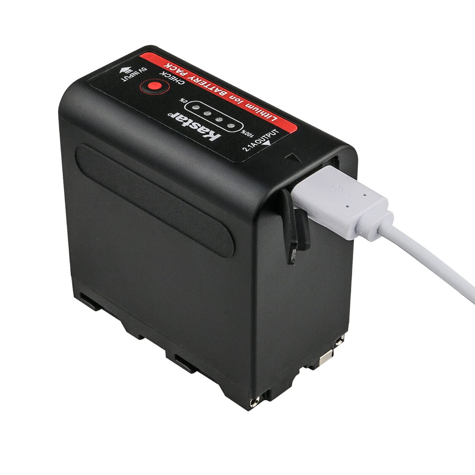 Kastar 4-Pack Replacement Battery and AC Wall Charger for Sony NP-F550 NP-F570 NP-F770 NP-F960 NP-F970 Cameras - Compatible with BC-VM10 BC-VM50 BC-V615 Chargers & GVM LED480 LED520 LED672 LED896 Video Lights - Perfect for Photography, Videography, and Studio Lighting