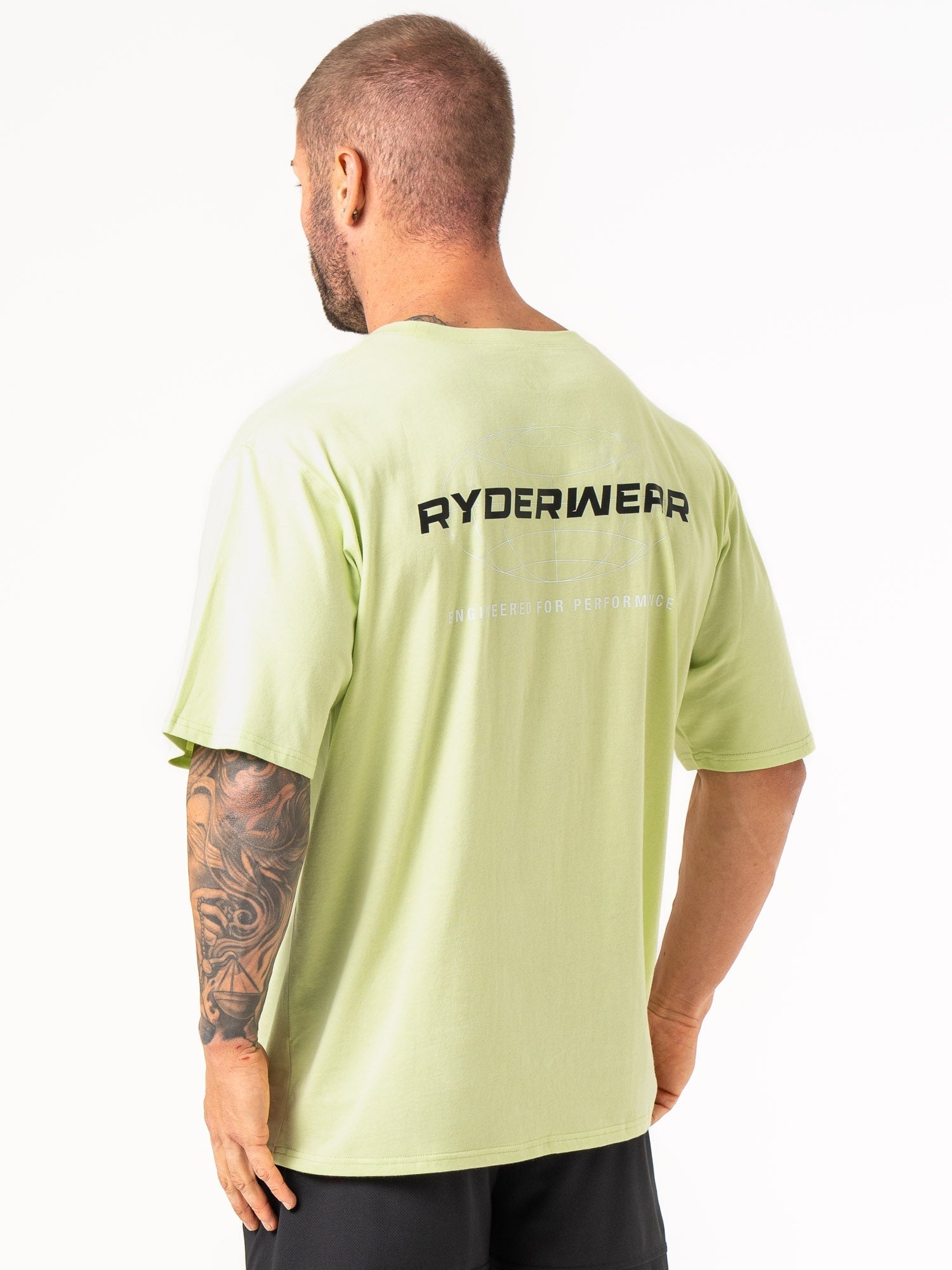Energy Oversized T-Shirt in Lime Green - Comfortable & Stylish Unisex Fit for Casual Wear, Street Fashion & Loungewear