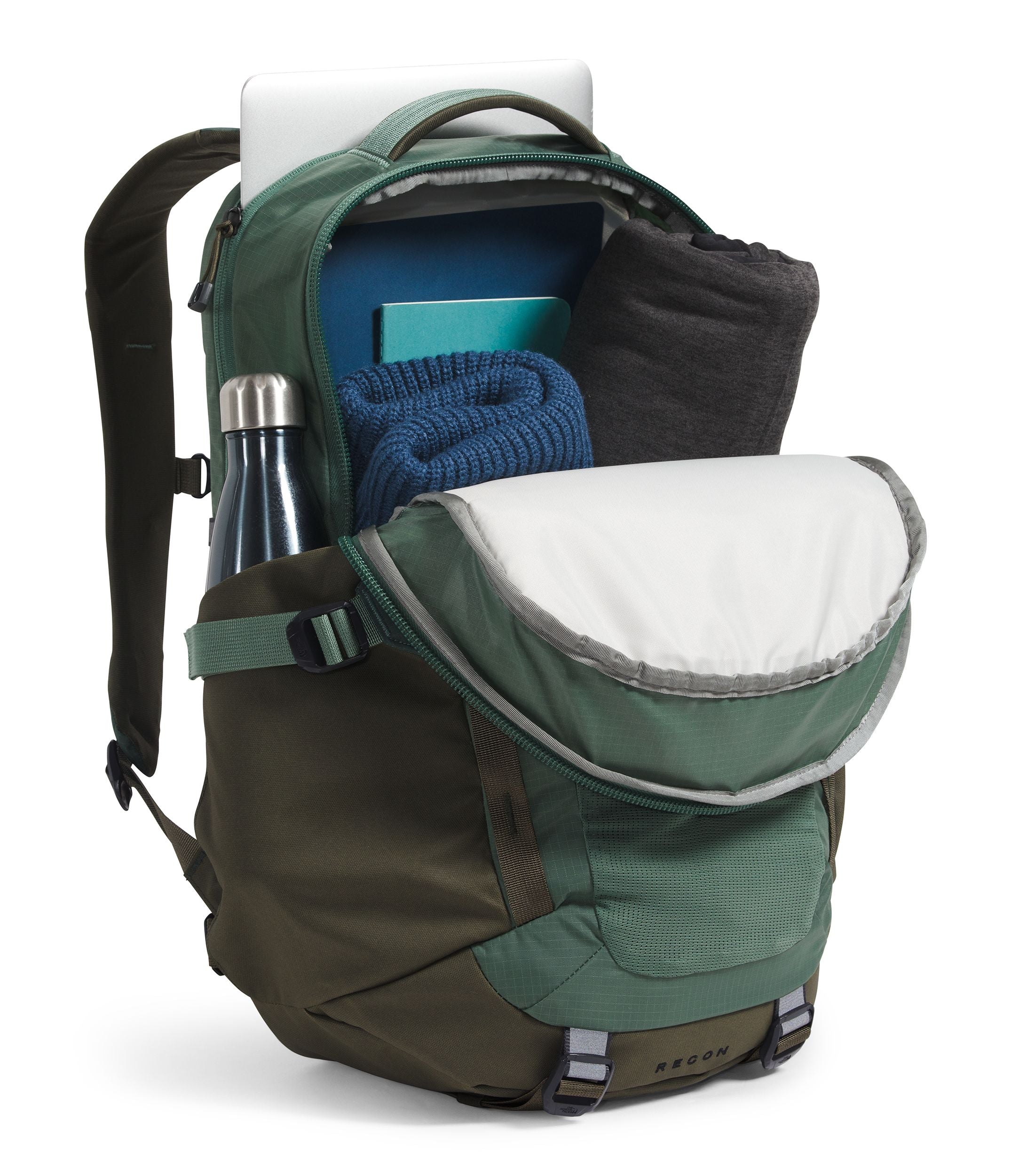 The North Face Recon Backpack - Durable Laptop Backpack for Men & Women, Water-Resistant Travel & Hiking Daypack - Perfect for Work, School, Outdoor Adventures & Commuting
