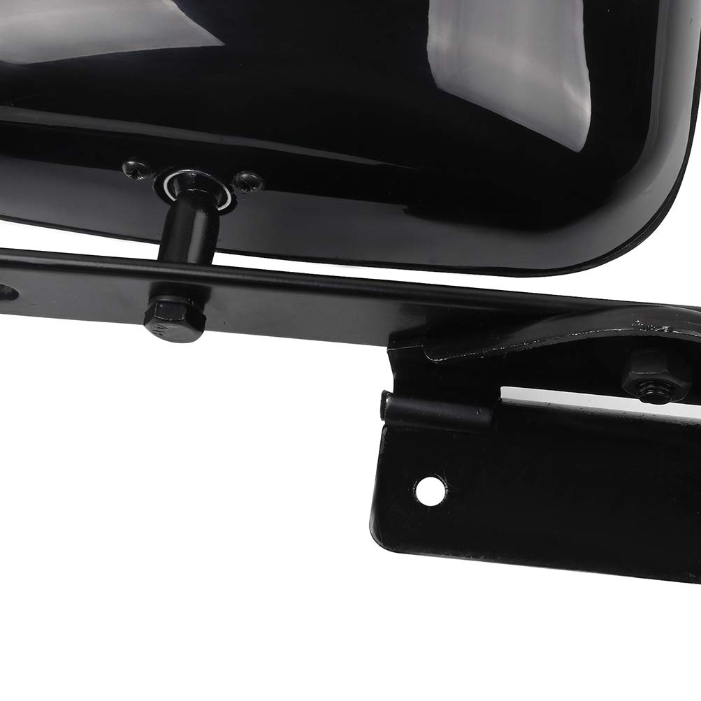 Ford F150 F250 F350 F450 Ranger Bronco Explorer Truck Side View Mirrors (Left & Right) - Manual Folding & Power Adjustment - Compatible 1980-1996 Models - Perfect for Off-Roading & Daily Commuting