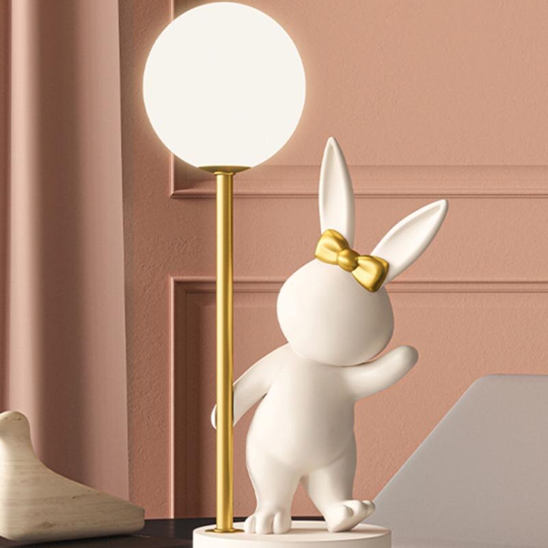 Cute Bunny Rabbit Night Light - LED Kids Bedroom Lamp for Nursery, Girls & Boys Room Decor - Perfect for Bedtime, Reading & Nighttime Comfort