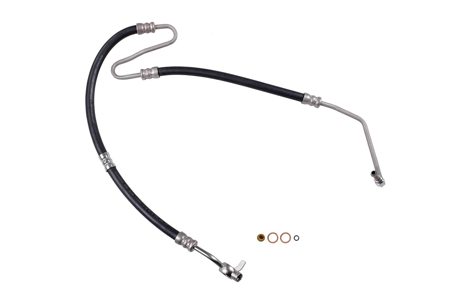 Sunsong 3402708 Power Steering Pressure Line Hose Assembly - High Performance Replacement for Smooth Steering - Perfect for Chevy, GMC, Ford, Dodge Trucks & SUVs