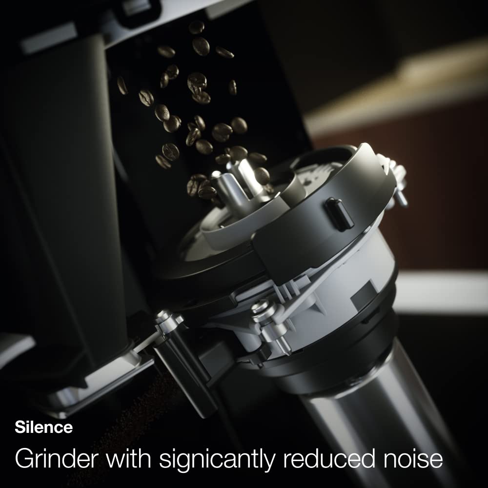 Miele CM 5310 Silence Automatic Coffee Maker - OneTouch for Two, AromaticSystem, Coffee Pot & Cleaning Programs - Obsidian Black | Perfect for Home & Office Use