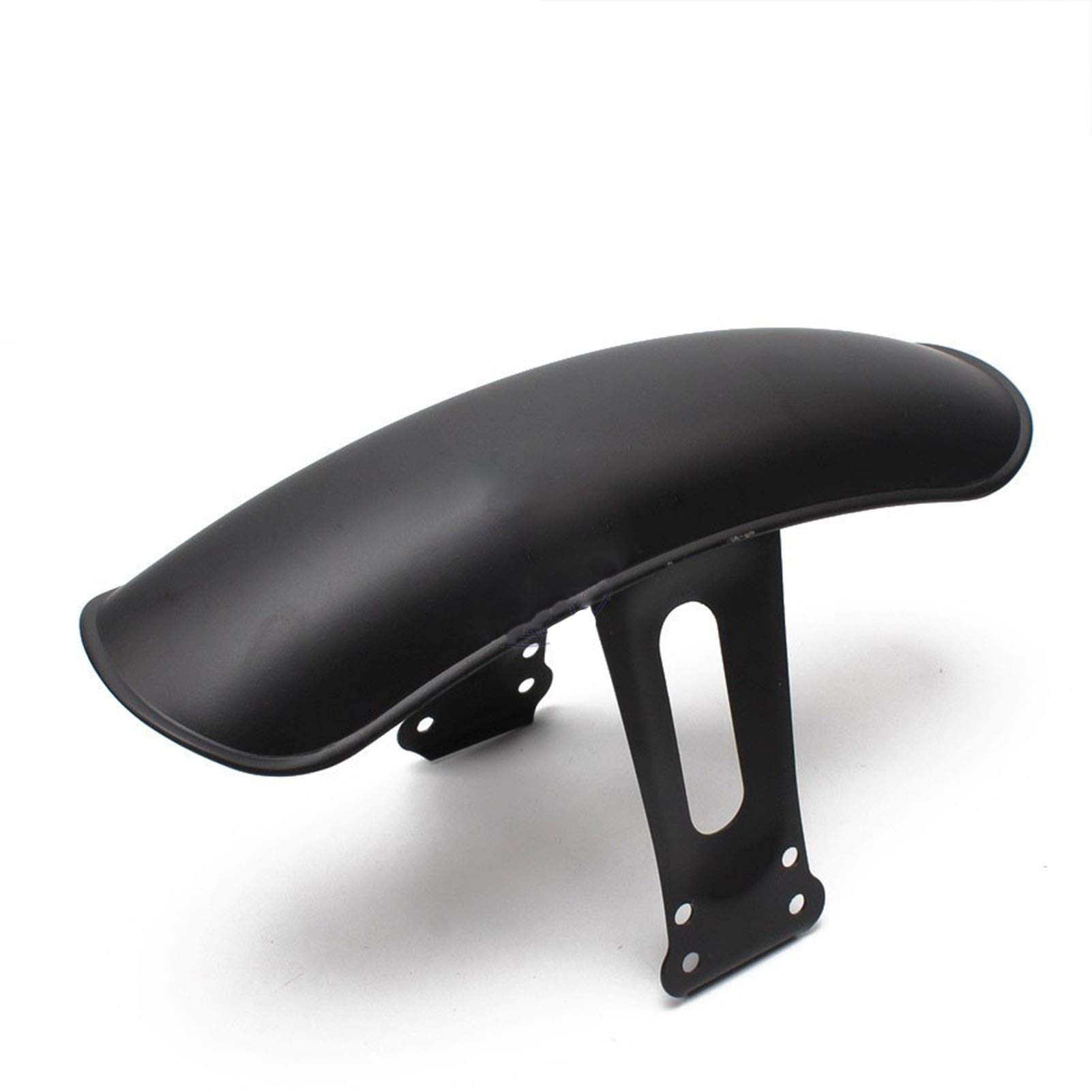 Black Metal Motorcycle Front Fender - 1pc CG125 Cafe Retro Mudguard Cover & Wheel Protector | Durable Front Wheel Mudguard for Motorcycle Modification | Perfect for Off-Road Riding, Urban Commuting & Vintage Bike Restoration