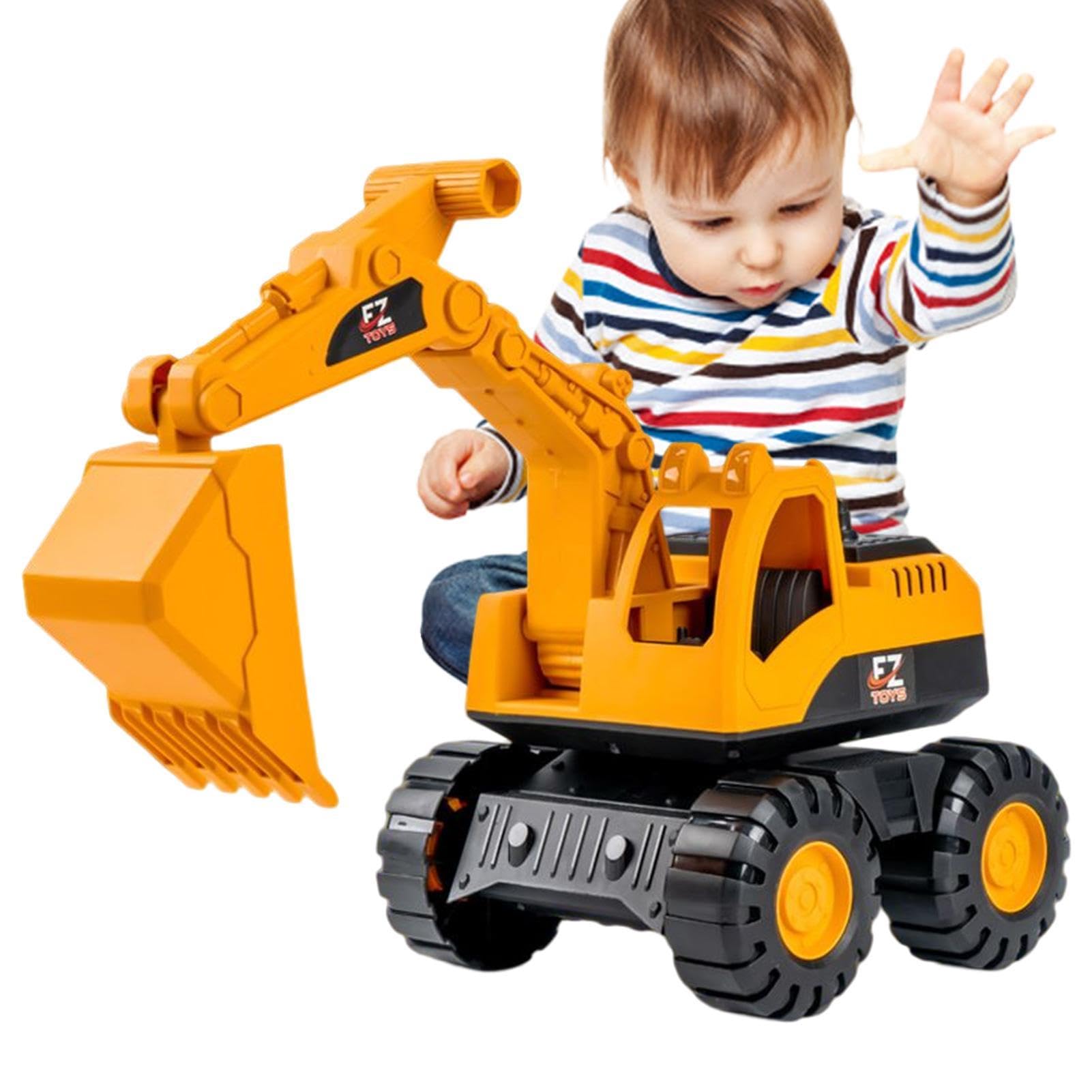 Best Construction Car Toys for Kids - Digger Toys, Engineering Vehicles Set with Wheel Loader, Dump Truck & Excavator | STEM Learning Toys for 3+ Year Old Boys | Perfect for Sandbox Play, Birthday Gifts & Pretend Play