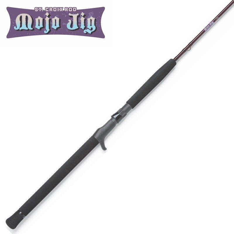 St. Croix Mojo Jig Casting Rods - Premium Fishing Rod for Bass, Walleye & Saltwater - Ideal for Jigging, Casting & Offshore Fishing