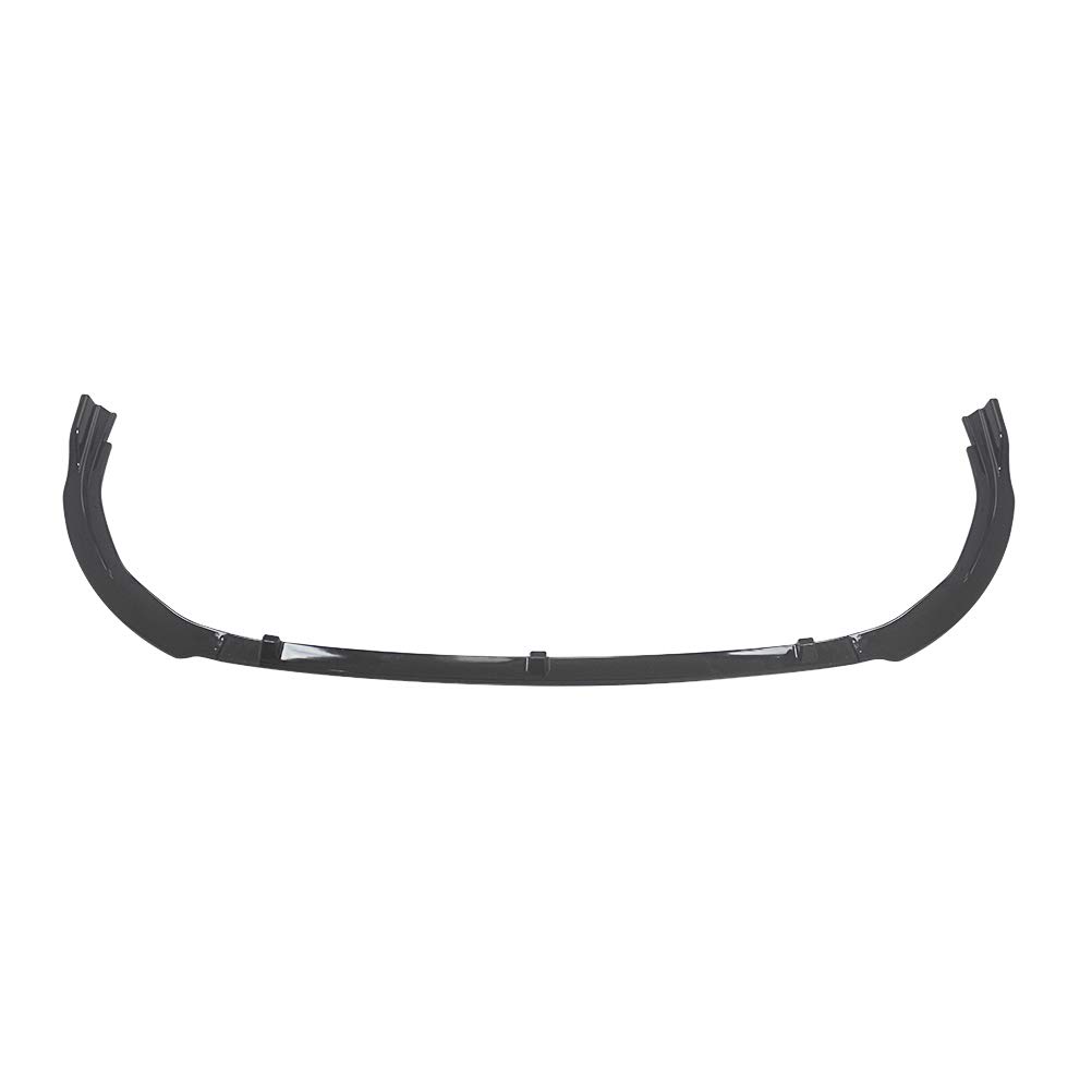 NINTE Front Lip Spoiler for 2018-2020 Toyota Camry L/LE/XLE - ABS Gloss Black Painted Front Bumper Lip Kit (3-Piece Set) - Enhance Style & Aerodynamics for Street & Track Racing