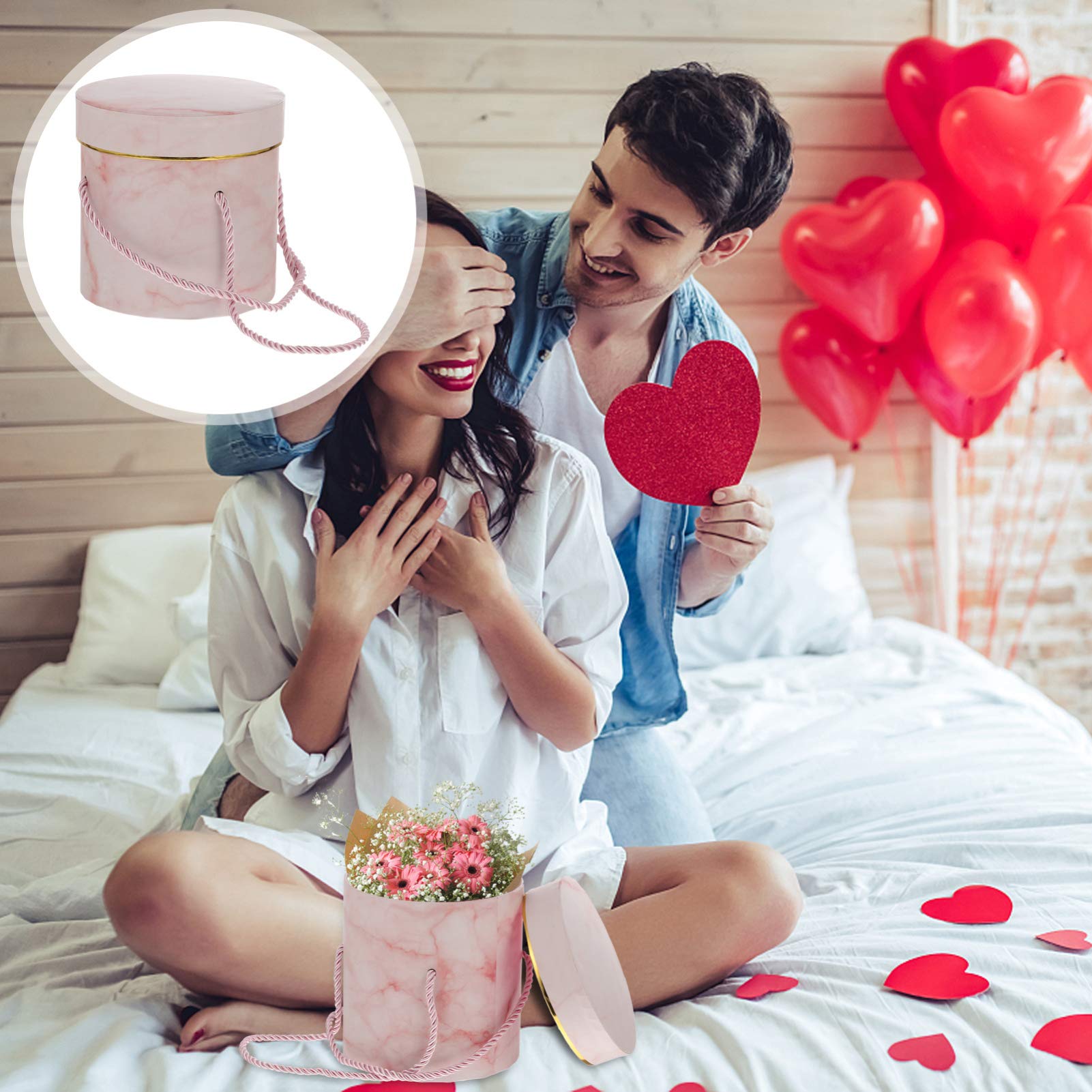BESPORTBLE Round Storage Box for Florist Hat Packaging | Gift Wrapping