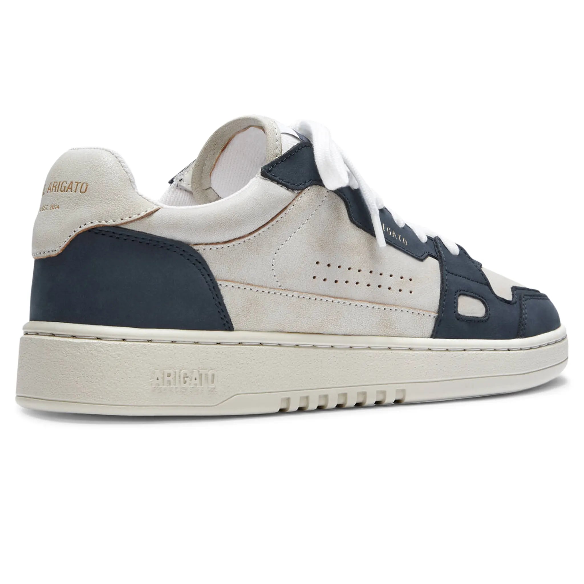Axel Arigato Dice Low Beige Blue Sneakers for Men - Casual Fashion Sneakers for Everyday Wear | Perfect for Street Style, Work & Weekend Outfits