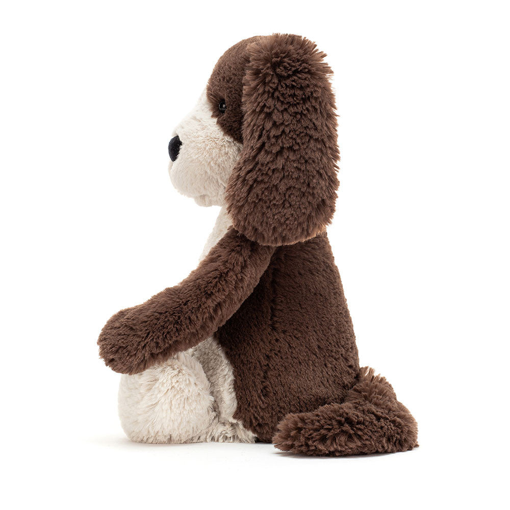 Bashful Fudge Puppy - Adorable Chocolate Brown Plush Dog Toy for Kids & Collectors | Perfect for Cuddling, Gifts, and Home Decor