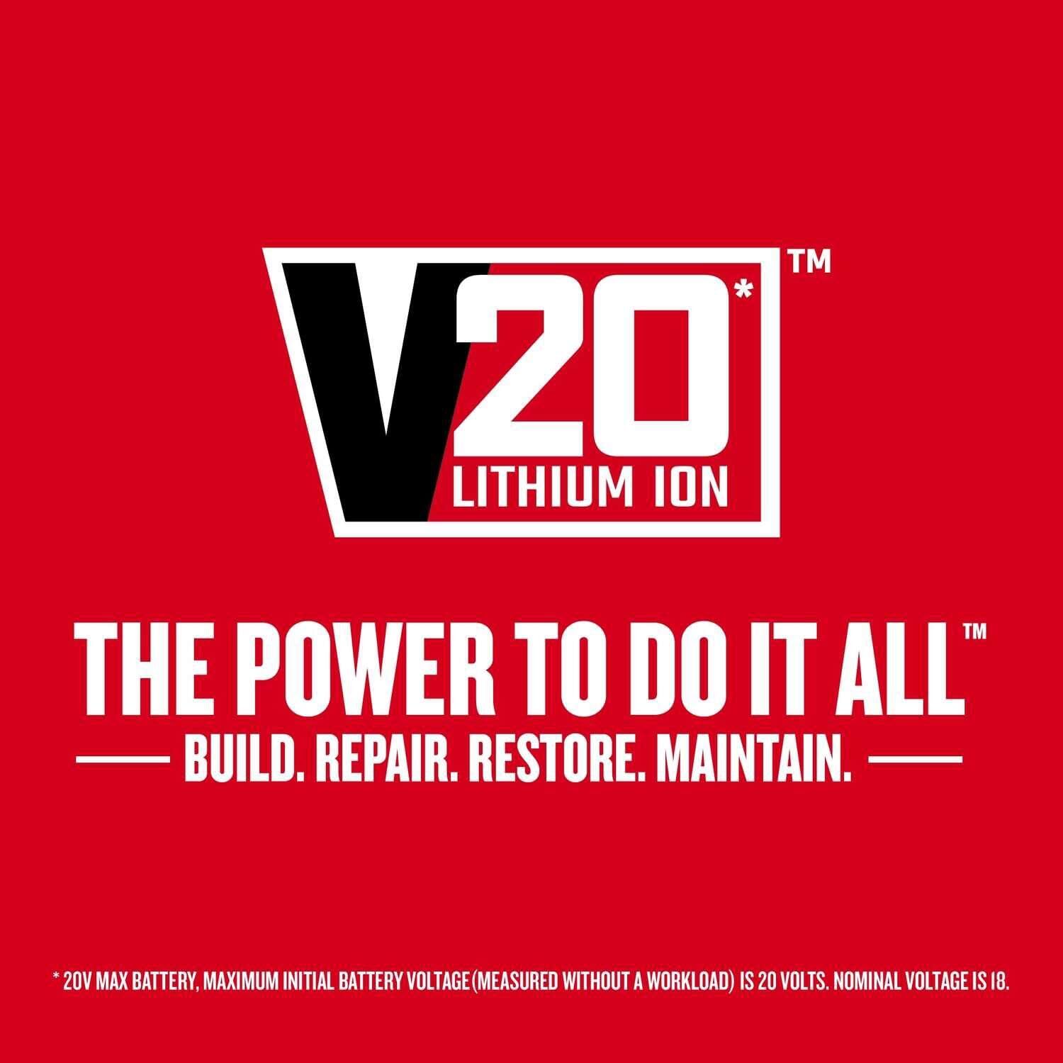 CRAFTSMAN V20 Cordless Hammer Drill Kit with 2 Batteries & Charger, 1/2 Inch Chuck, 20V Lithium-Ion Power Tool (CMCD711C2) - Perfect for DIY Projects, Home Repairs, and Professional Construction Work