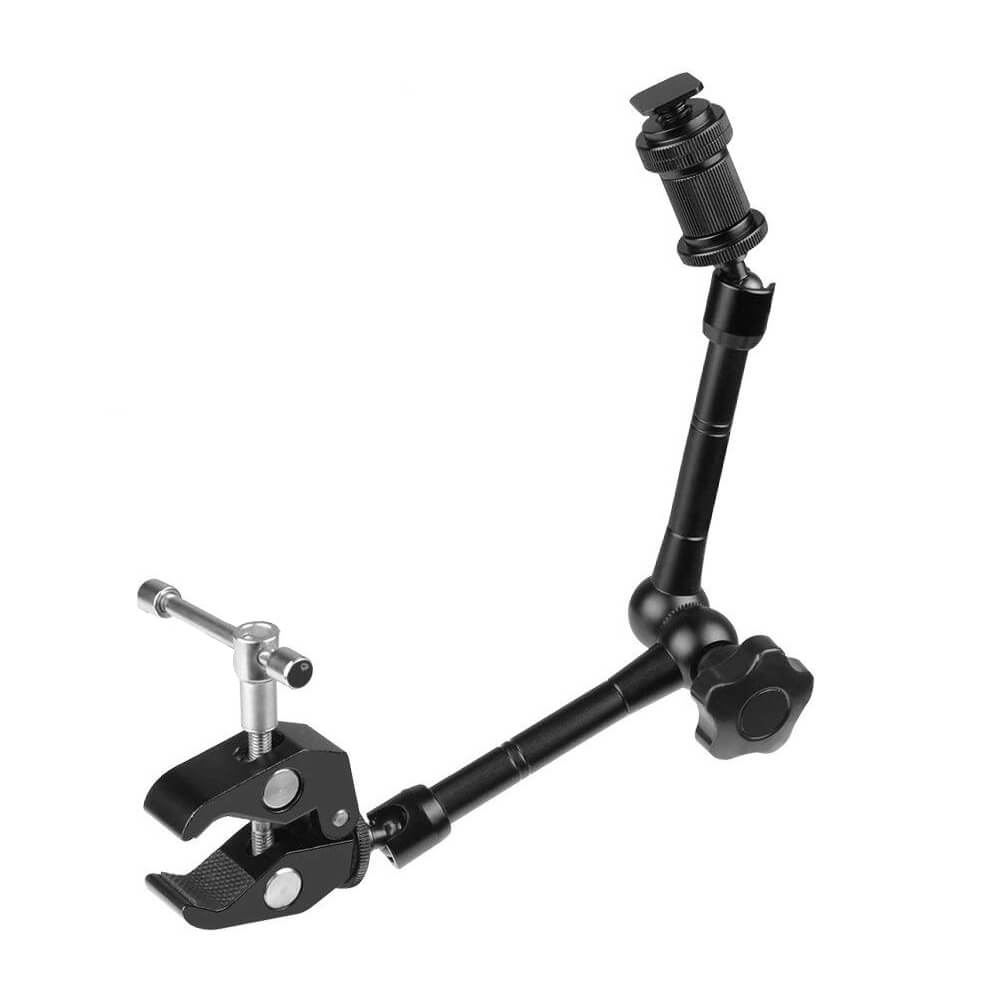 Magic Arm Kit with Crab Claw - Adjustable Camera Mount for DSLR, Smartphone & GoPro - Perfect for Vlogging, Photography & Video Shooting