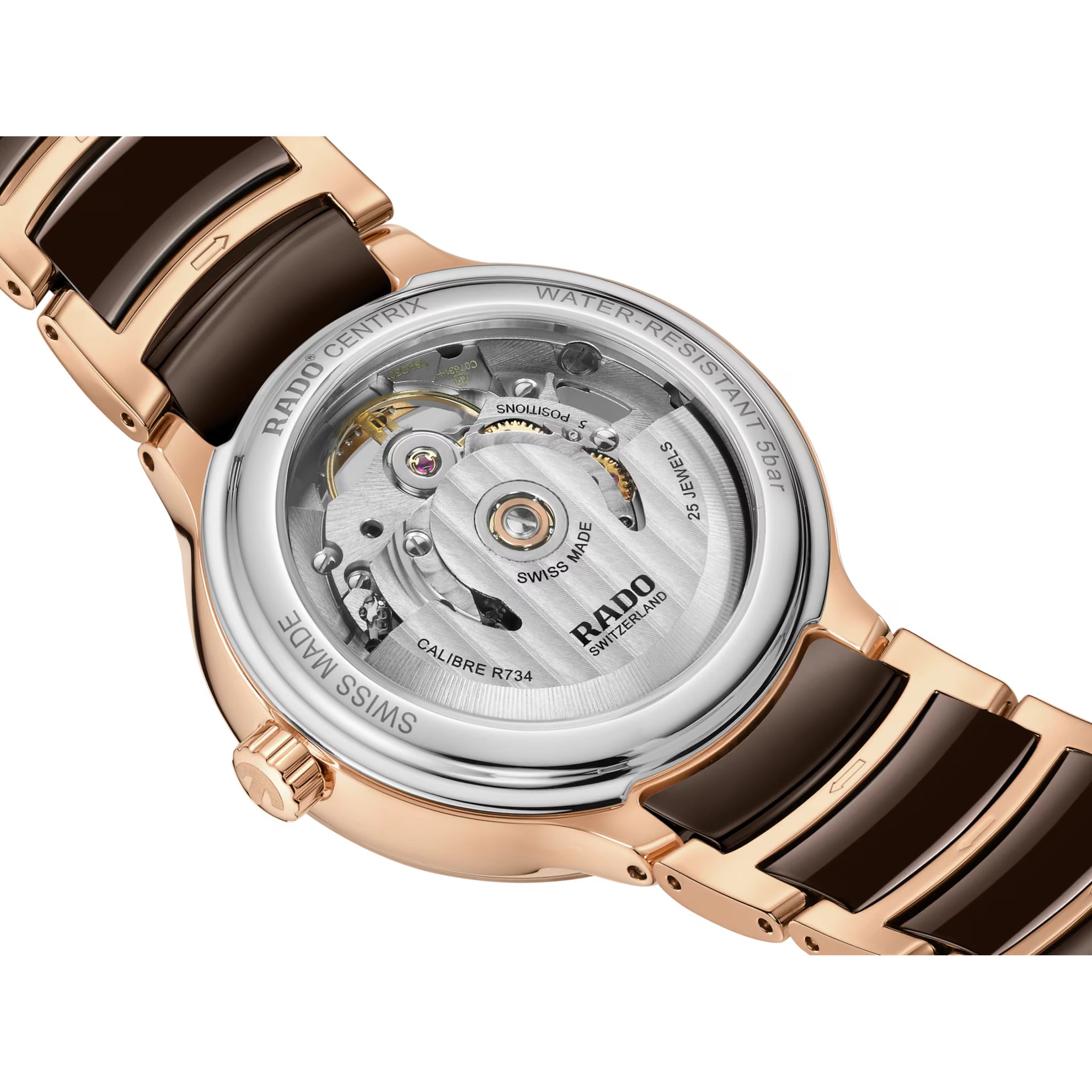 Rado Centrix Automatic Diamond Open Heart Watch - Luxury Swiss Timepiece for Men & Women - Perfect for Formal Events, Business Meetings & Special Occasions
