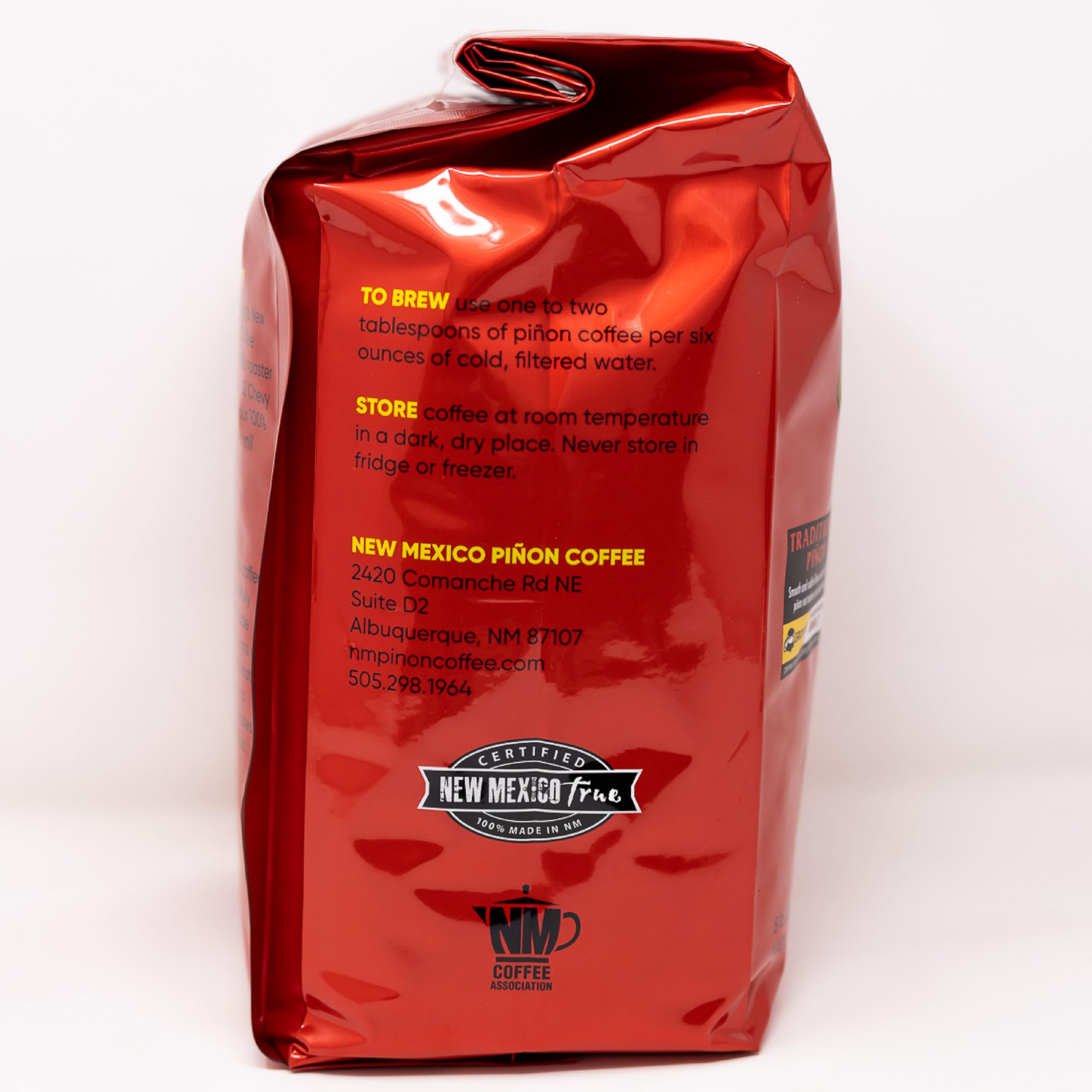 Premium New Mexico Piñon Coffee - Naturally Flavored Whole Bean Coffee, 2lb Bag | Traditional Southwest Flavor for Home Brewing, Gifts & Camping Trips