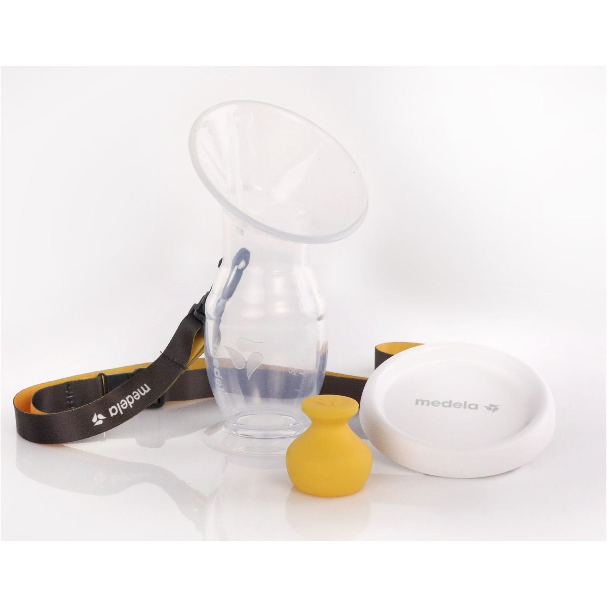 Medela Silicone Breast Milk Collector - Hands-Free Breast Pump Saver for Nursing Moms - Perfect for Leakage Prevention & Milk Storage at Home or On-the-Go