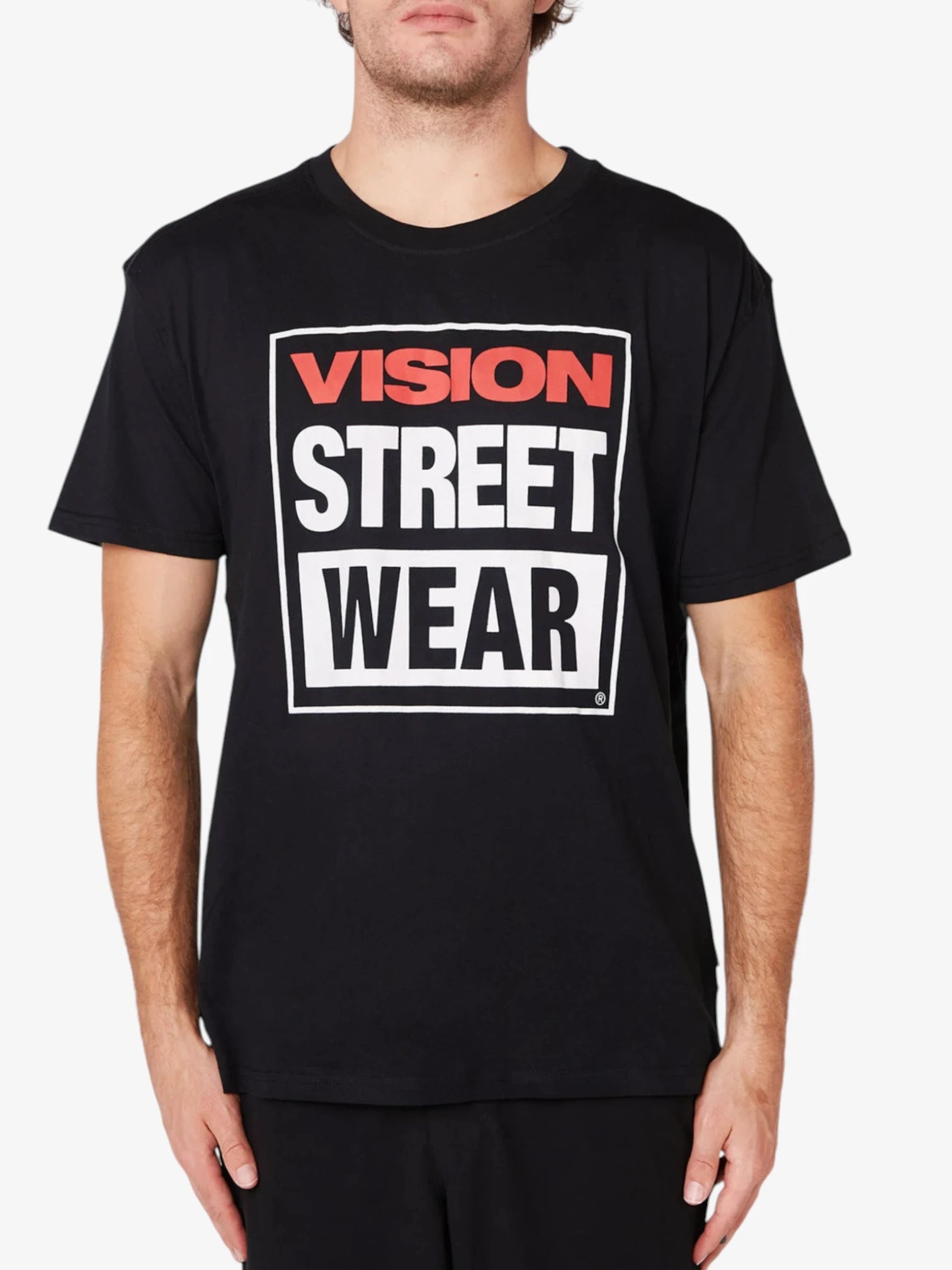 Remera Vision Classic Black & White T-Shirt - Comfortable & Stylish for Casual Wear, Gym, and Everyday Outfits