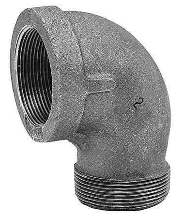 0310018809 Malleable Iron 90 Degree Reducing Street Elbow Class 150 - Plumbing Fitting for Water & Gas Lines, HVAC Systems, and Industrial Pipe Connections