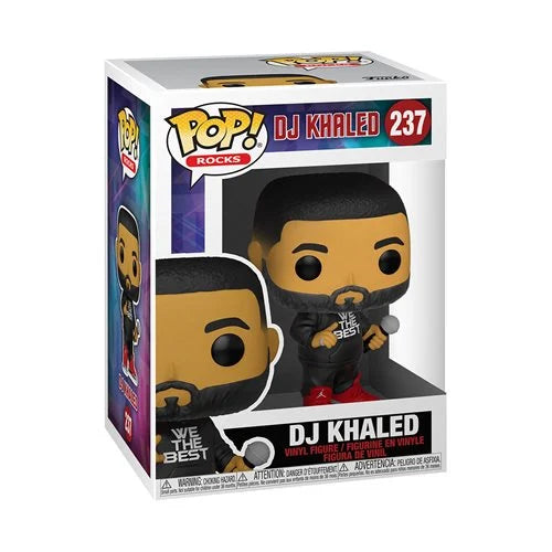 DJ Khaled Funko Pop! Vinyl Figure - Exclusive Collectible Music Merchandise for Fans & Pop Culture Enthusiasts - Perfect for Display, Gifts & Music Room Decor