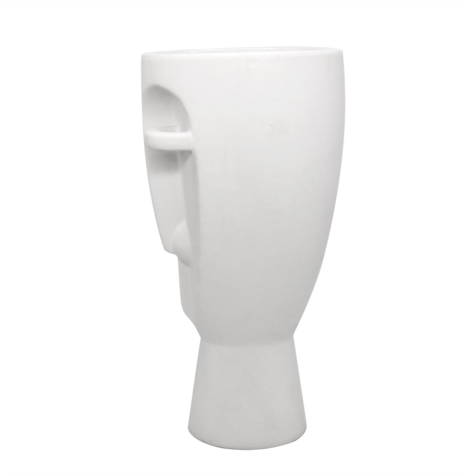 Hand-Carved Face Art Vases - Elegant Ceramic Floral Vases for Home & Office Decor | Unique Gift Idea for Weddings, Housewarming & Interior Design