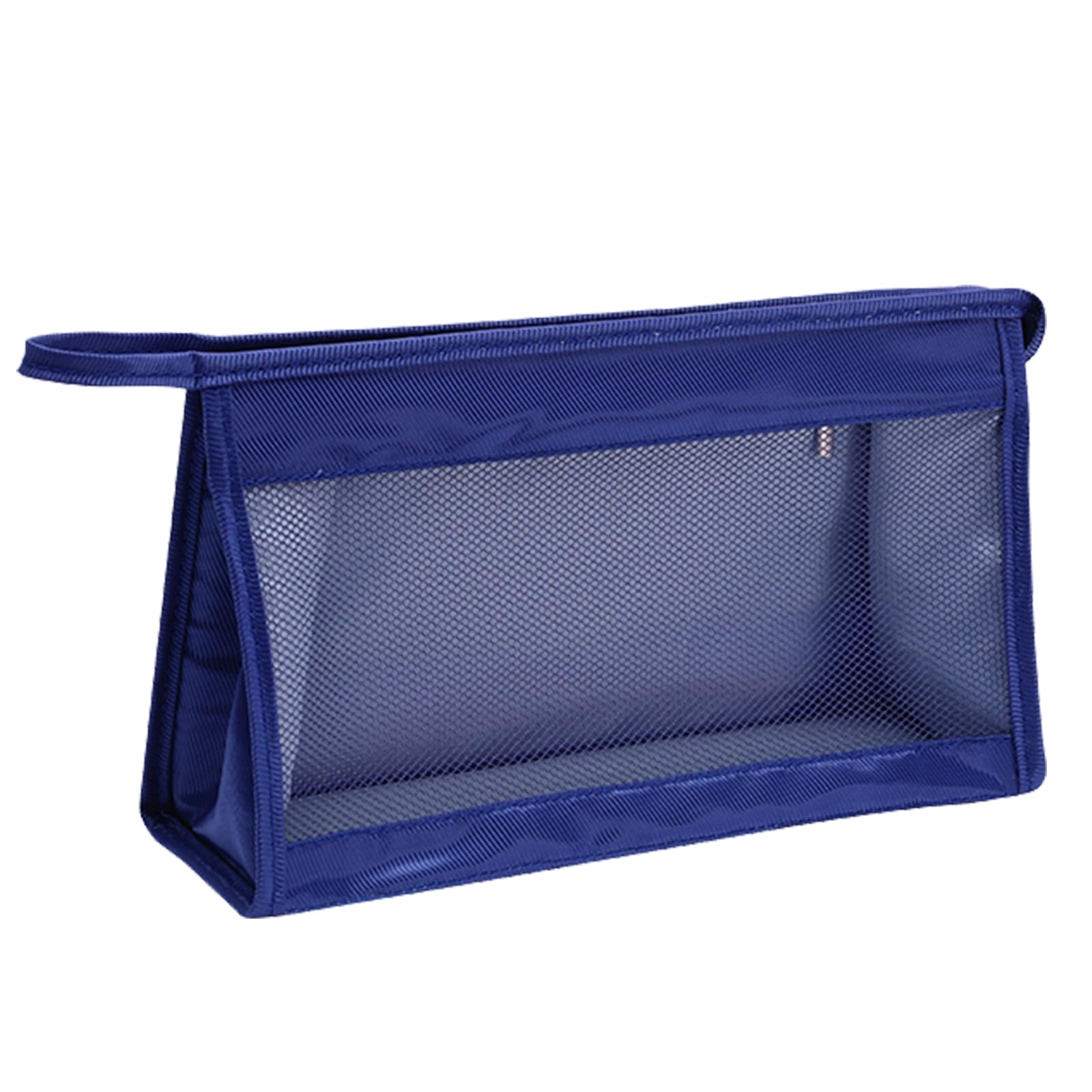 Waterproof Travel Toiletry Bag for Men & Women - Portable Cosmetic Makeup Organizer Pouch with Multiple Compartments for Toiletries, Brushes & Travel Essentials - Perfect for Gym, Vacation & Business Trips (Navy Blue)