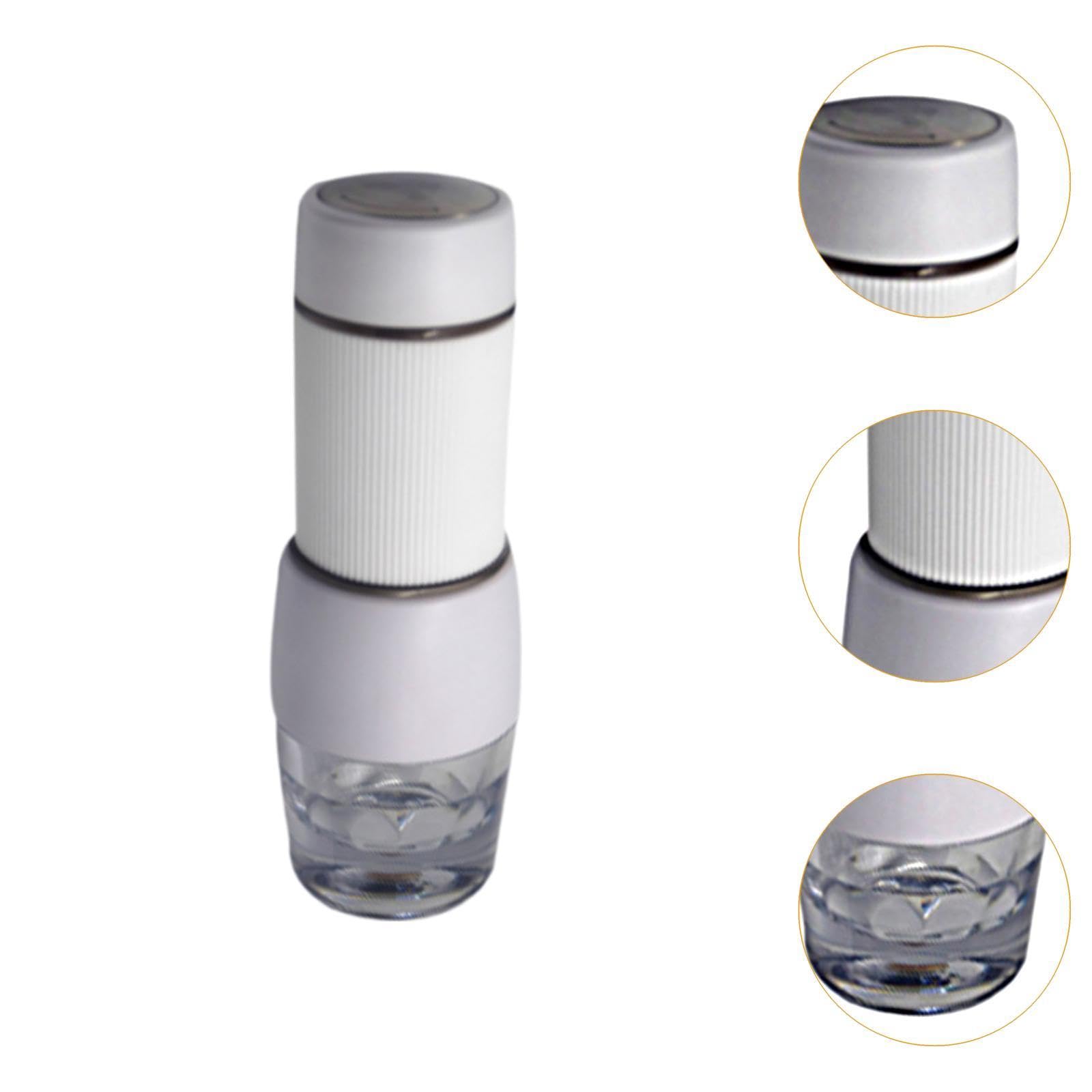 **Stainless Steel French Press Coffee Maker & Tea Infuser - Portable Travel Coffee Press with Heat-Resistant Glass, Perfect for Home, Office, Camping & Gifts for Coffee Lovers (White)**