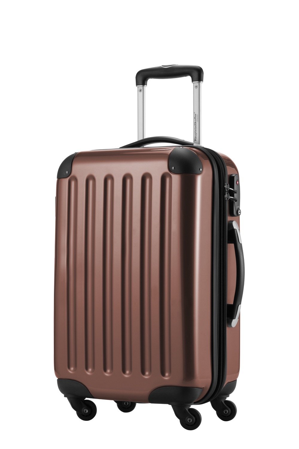 Premium Brown Hand Luggage Carry-On Suitcase - 6.75