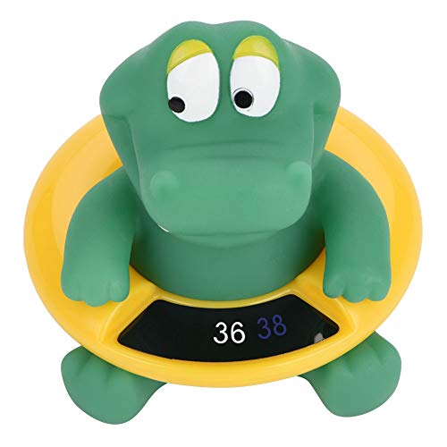 Baby Bath Water Thermometer - Compact Crocodile Design for Safe Baby Bathing, Accurate Water Temperature Monitoring for Infant Care at Home
