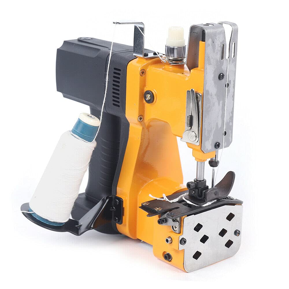 Heavy Duty Industrial Electric Bag Sewing Machine - Portable Handheld Stitching Closer for Kraft Paper Bags, Woven Bags & Express Packages | Perfect for Packaging, Shipping & Warehouse Use
