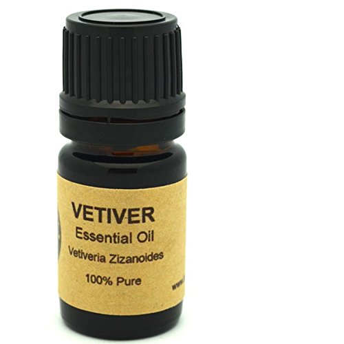 Pure Vetiver Essential Oil 10ml - 100% Natural Aromatherapy Oil for Relaxation, Stress Relief & Sleep - Perfect for Diffusers, Massage & Skincare