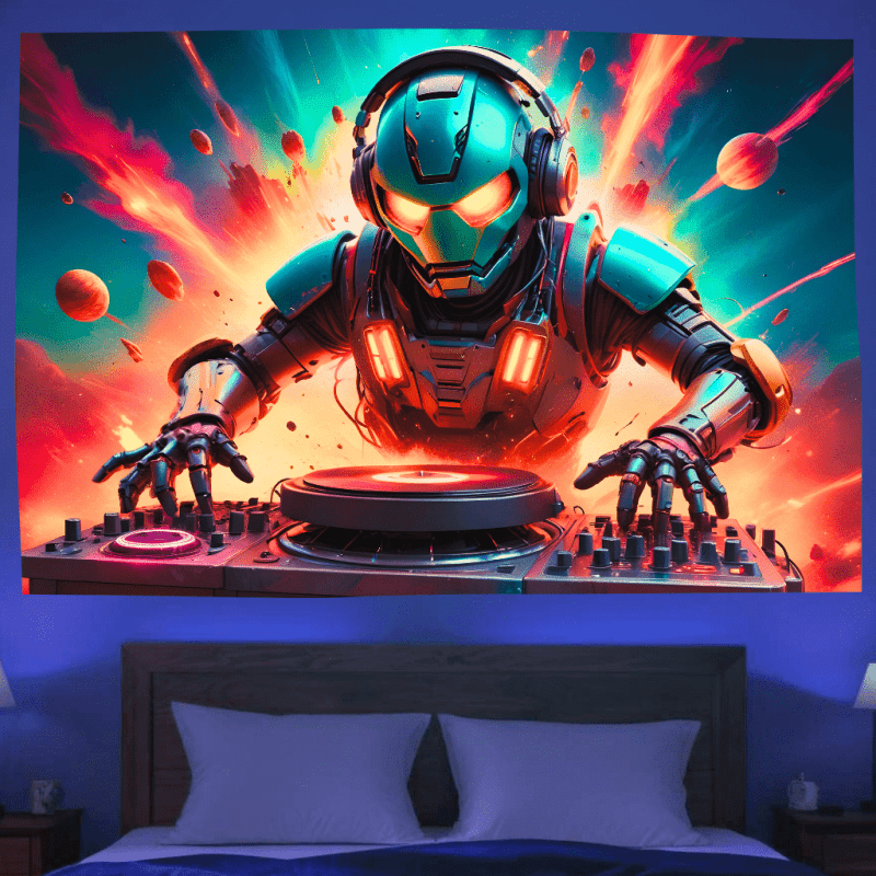 Cyber DJ Inferno - Professional DJ Controller for Live Performances & Music Production - Perfect for Clubs, Parties & Home Studios