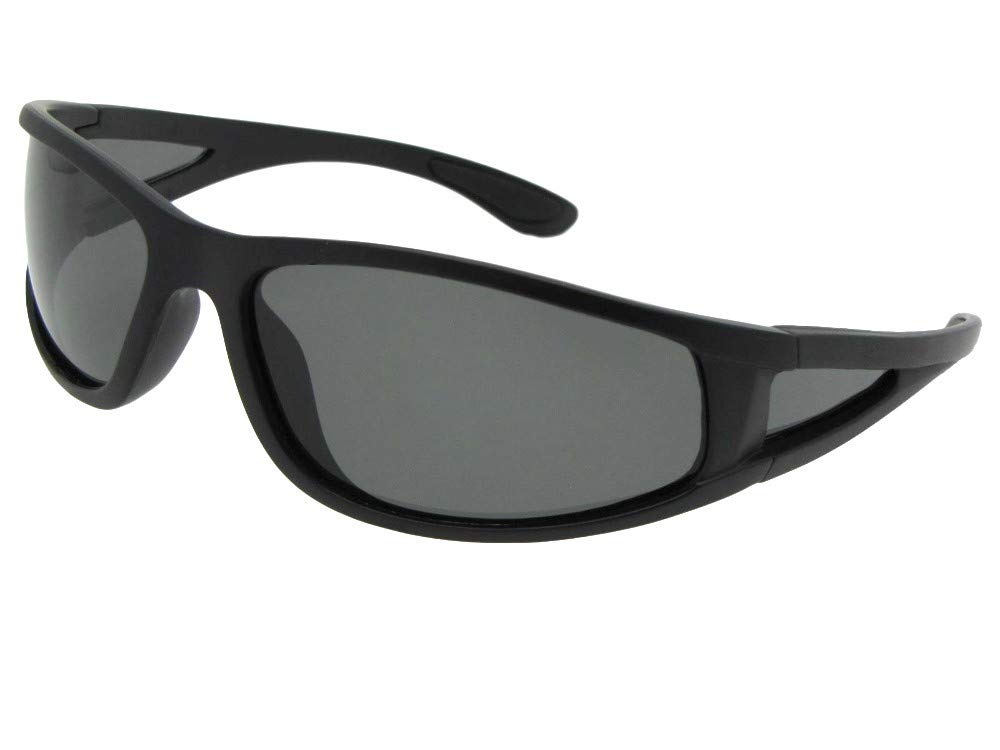 Polarized Wrap Around Sunglasses for Men & Women - UV Protection, Anti-Glare, PSR2 Certified - Perfect for Driving, Cycling, and Outdoor Sports