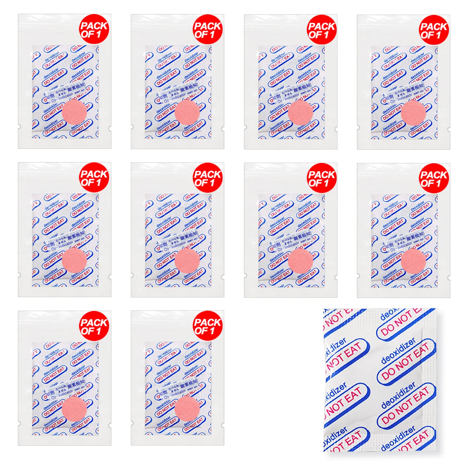 30 Packs 2000CC Food Grade Oxygen Absorbers with Oxygen Indicator - Airtight Vacuum Sealer for Long Term Food Storage, Mason Jars & Vacuum Bags - Perfect for Dry Foods, Nuts, Coffee & Emergency Food Supplies