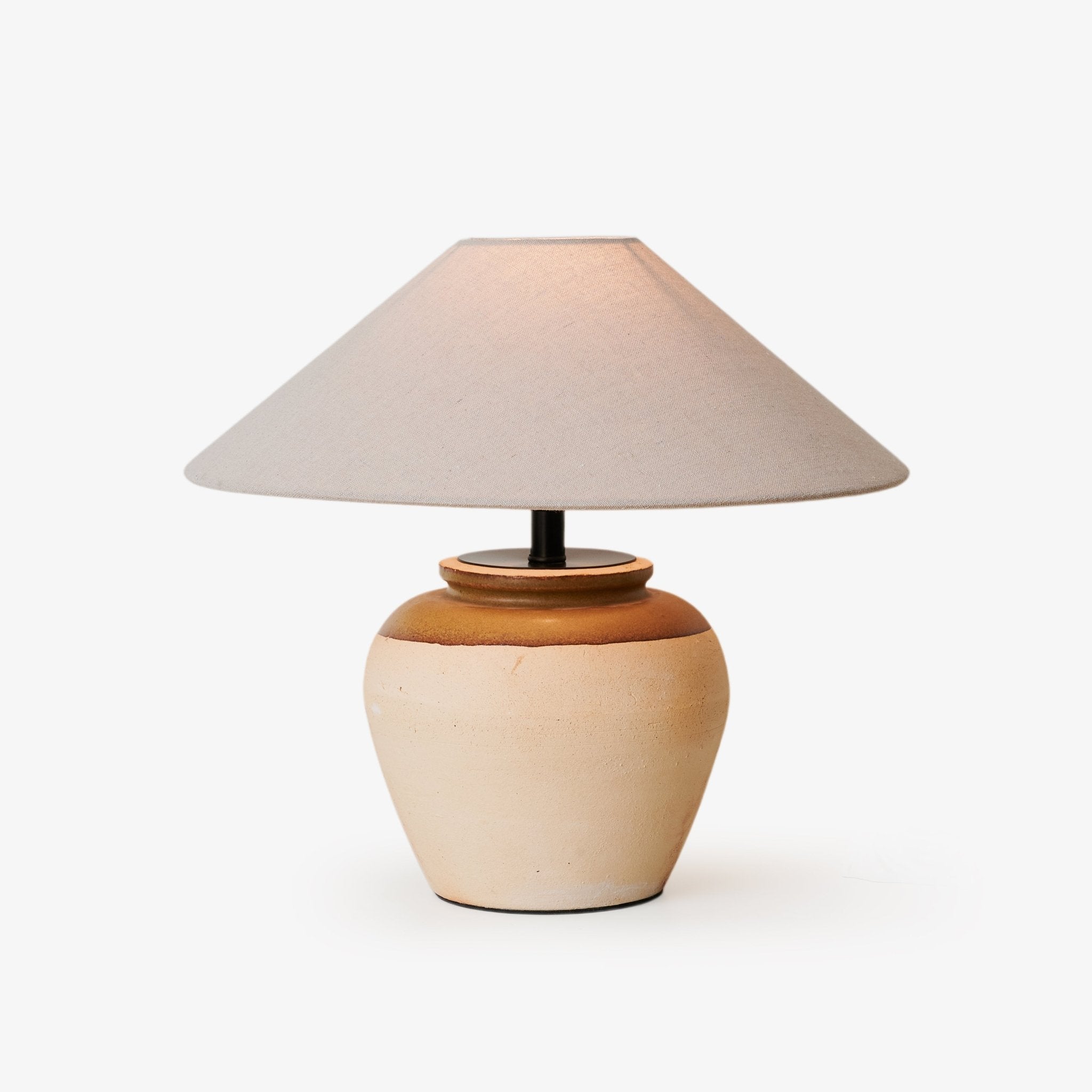 Terra Glow Modern LED Table Lamp - Adjustable Brightness, USB Charging Port, Night Light for Bedroom, Living Room, Office - Warm White & Cool White Light Modes
