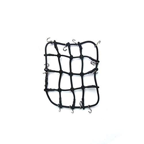 1/12 Scale RC Car Parts & Accessories - Elastic Luggage Net for MN D90 D99 MS Models (Black) | Perfect for Off-Road Adventures & RC Car Storage