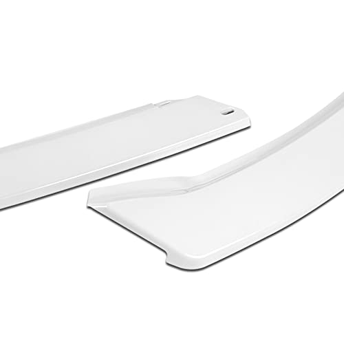 3PCS Front Bumper Lip Kit for 2014-2016 Kia Forte EX LX SX - STP-Style Splitter Trim Protection Spoiler & Air Dam Chin Diffuser (Painted White) | Enhance Style & Aerodynamics for Street Racing & Car Shows