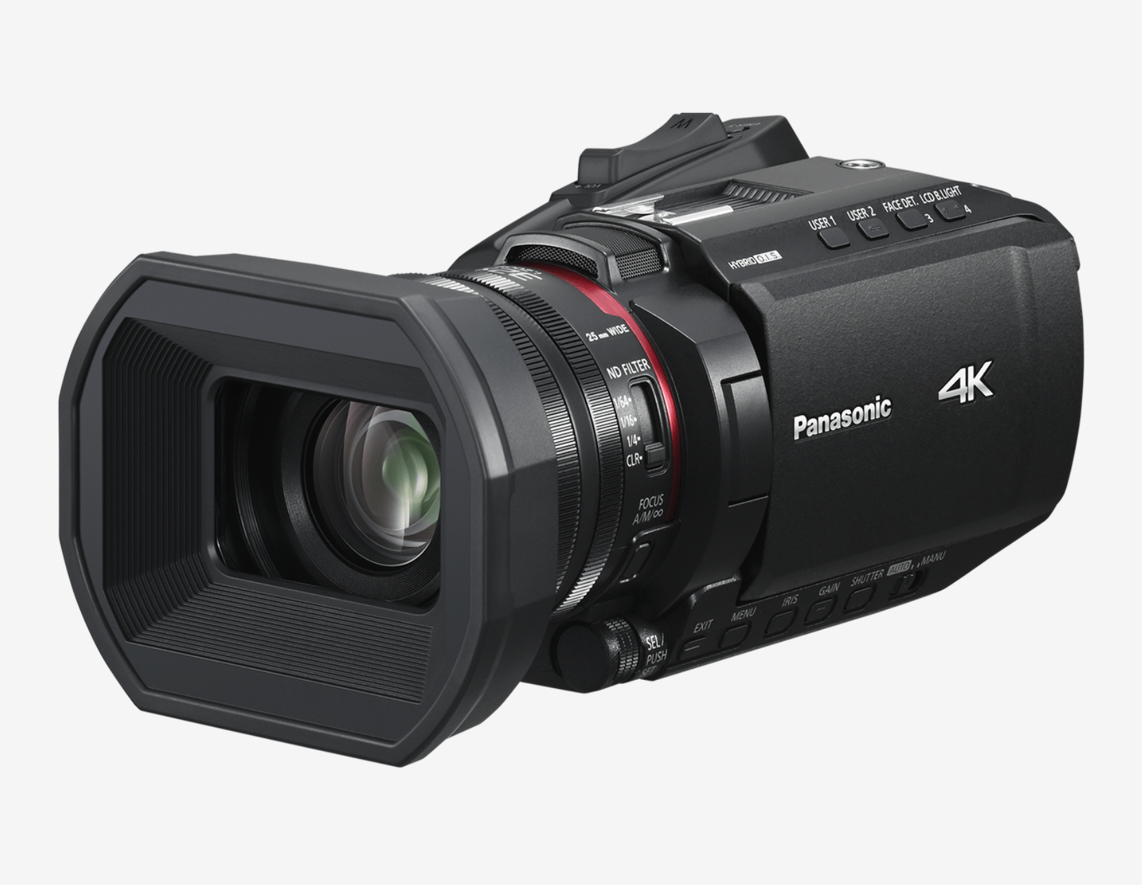 Panasonic HC-X1200 4K UHD Camcorder with 24x Optical Zoom, HDMI Output - Perfect for Vlogging, Travel Filming & Professional Video Production