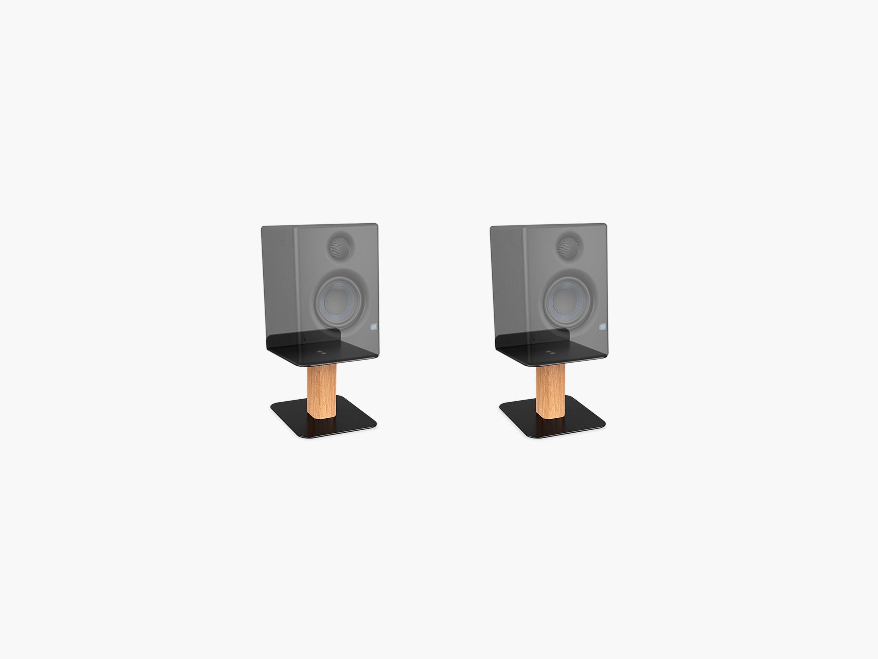 Adjustable Speaker Stands for Home Theater & Studio - Heavy Duty PA Speaker Mount with Universal Fit - Perfect for Bookshelf, Floor, and Monitor Speakers - Ideal for Home Audio, DJ Setup, and Live Performances