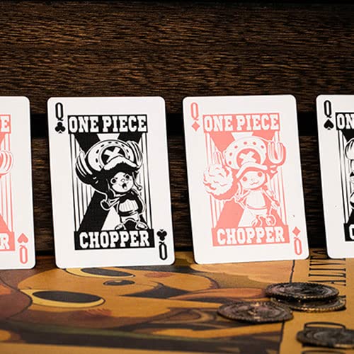 SOLOMAGIA One Piece Anime Chopper Playing Cards - 52 Deck Card Game for Collectors, Fans & Magic Tricks | Perfect for Gifts, Parties & Anime Themed Events