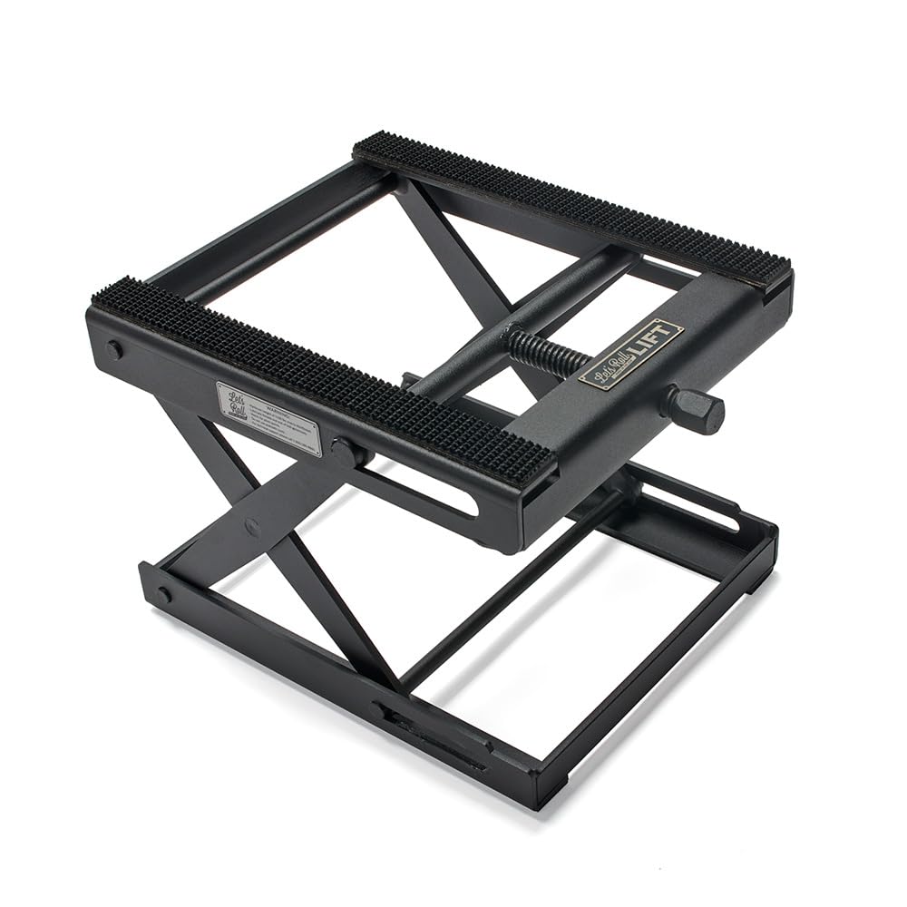 Heavy-Duty Motorcycle Scissor Lift Jack Stand 1200 lb Capacity - USA Made Motorcycle Lift Platform for Garage Maintenance & Repair - Stable Mobile Bike Jack for Cruisers, Sport Bikes & ATVs - Perfect for DIY Repairs, Oil Changes & Tire Maintenance
