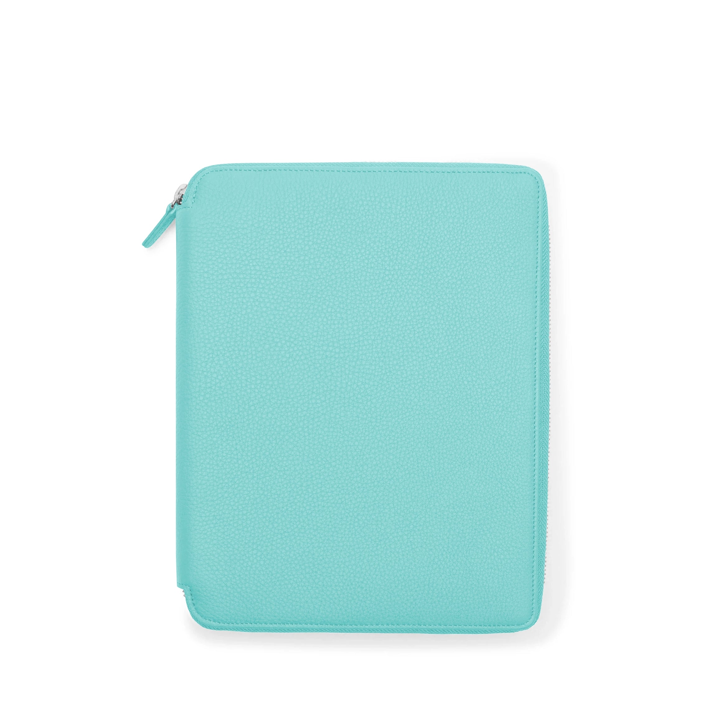 B5 Spiral Notebook with Zipper - Celeste Blue Lined Journal for School, Office & Travel | Durable Cover & 120 Pages for Note Taking, Writing & Sketching