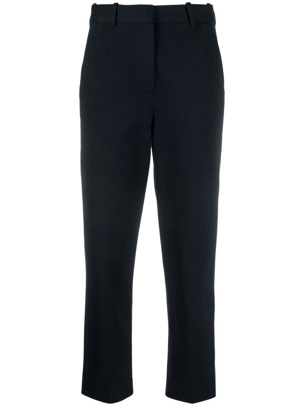 Circolo 1901 Men's Slim Fit Dress Pants in Navy Blue - Professional Office Wear & Business Casual Trousers for Work & Formal Occasions