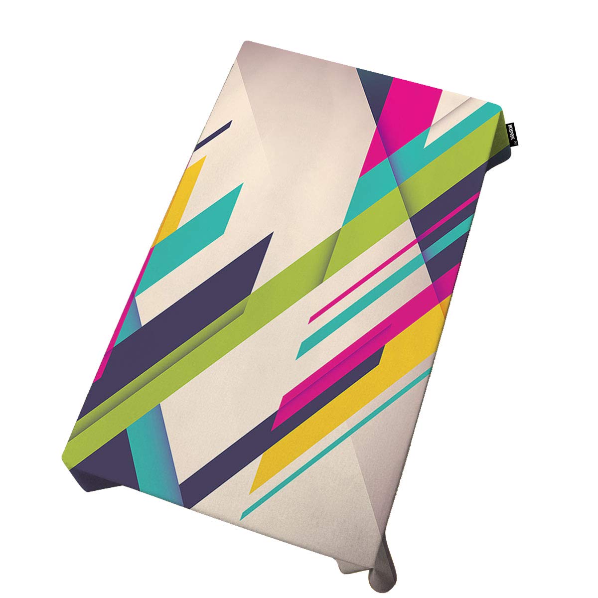 Stylish 60x90 Inch Colorful Abstract Tablecloth for Rectangle Tables - Elegant Kitchen & Dining Decor, Indoor/Outdoor Buffet Cover - Perfect for Parties, Weddings & Home Decor