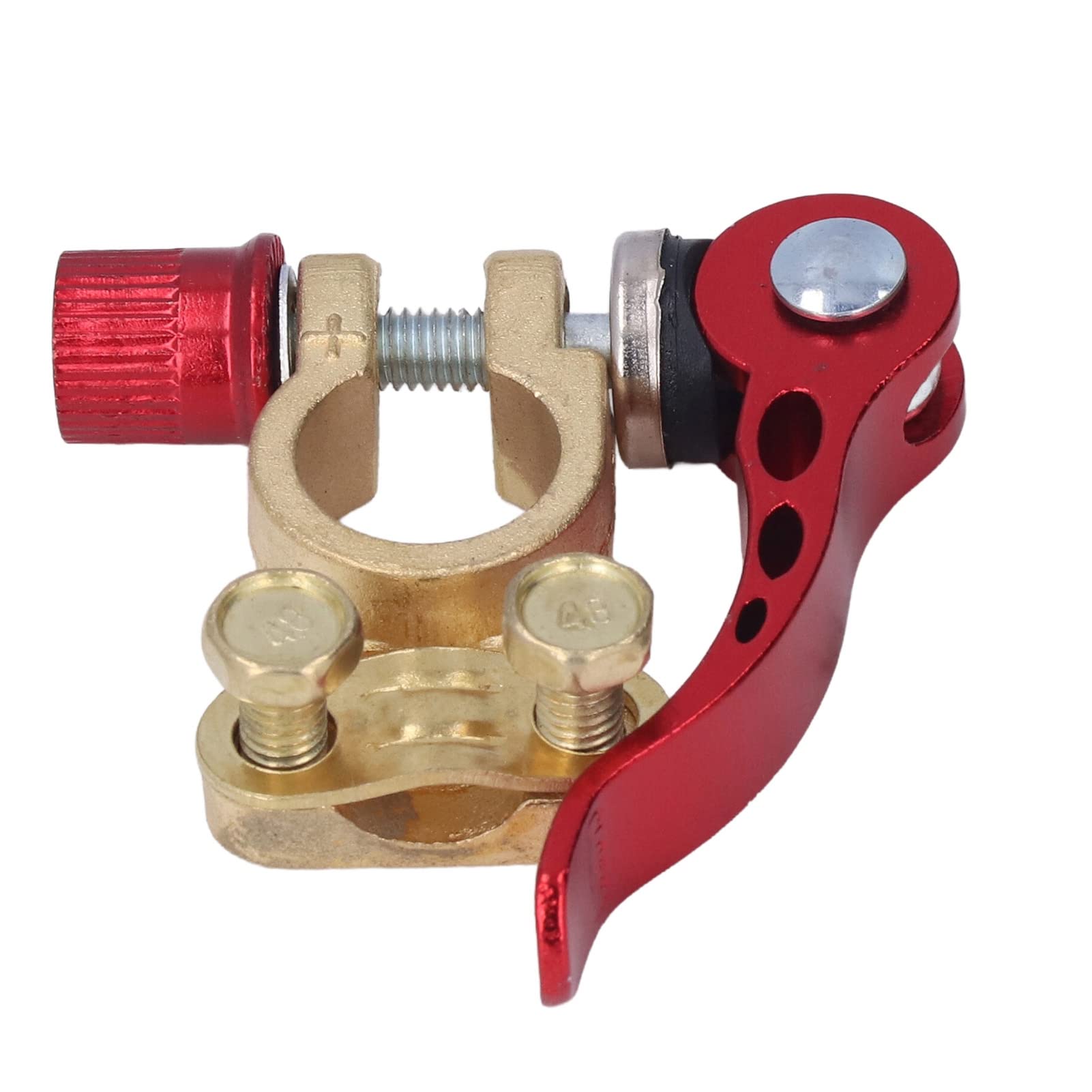 Car Battery Terminal Clamps - 2PCS Quick Disconnect Connectors for Positive/Negative Power Terminals - Perfect for Auto Maintenance & Repair