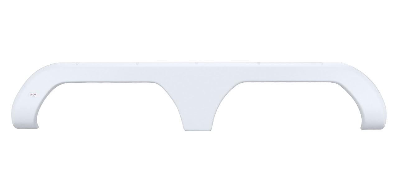 ICON Travel Supreme Fender FS1808PW - Universal Car Mud Flap Splash Guard for Trucks & SUVs - Durable Mudguards for All-Weather Protection & Road Debris Prevention