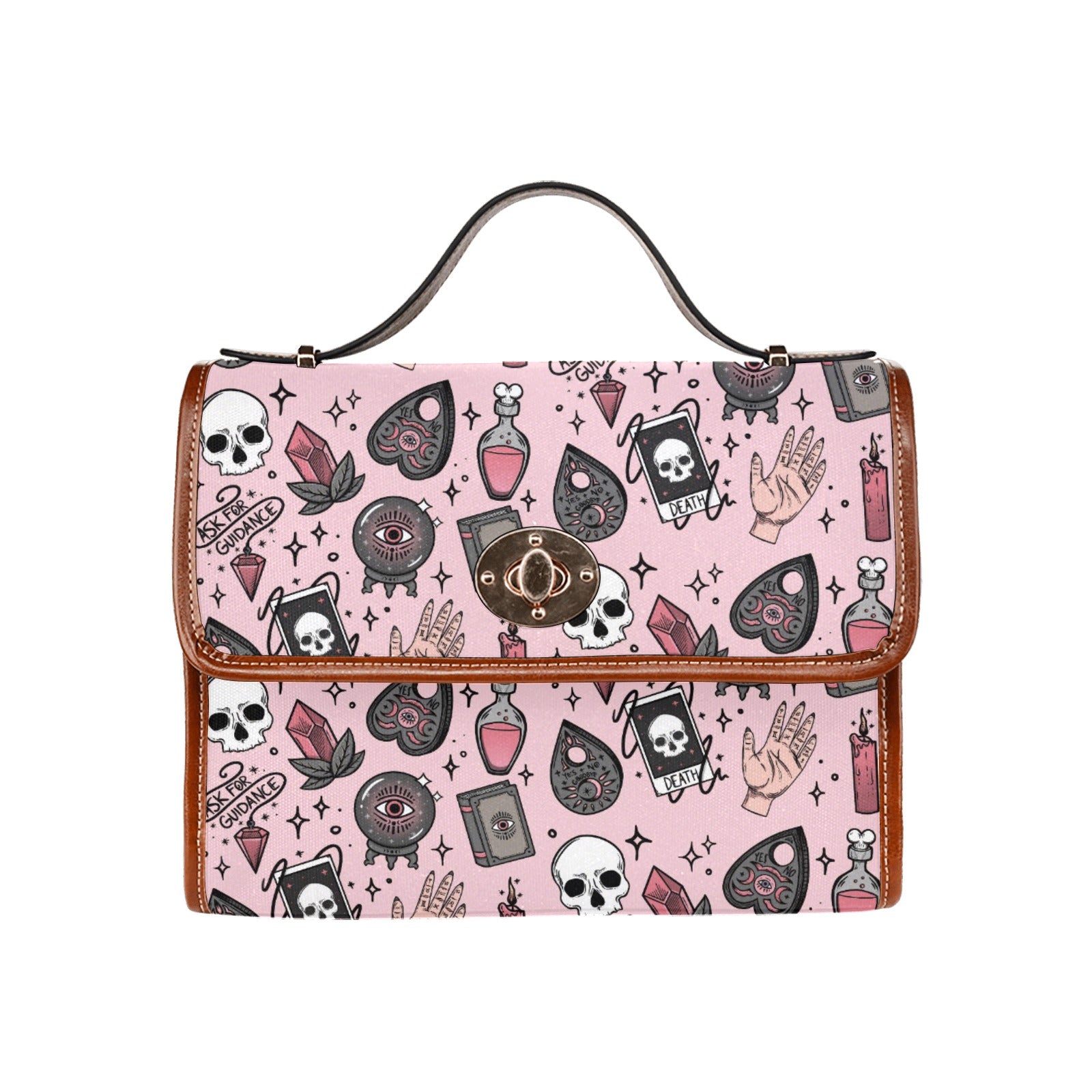 Gothic Symbols Waterproof Canvas Tote Bag - Durable & Stylish for Travel, Shopping & Everyday Use