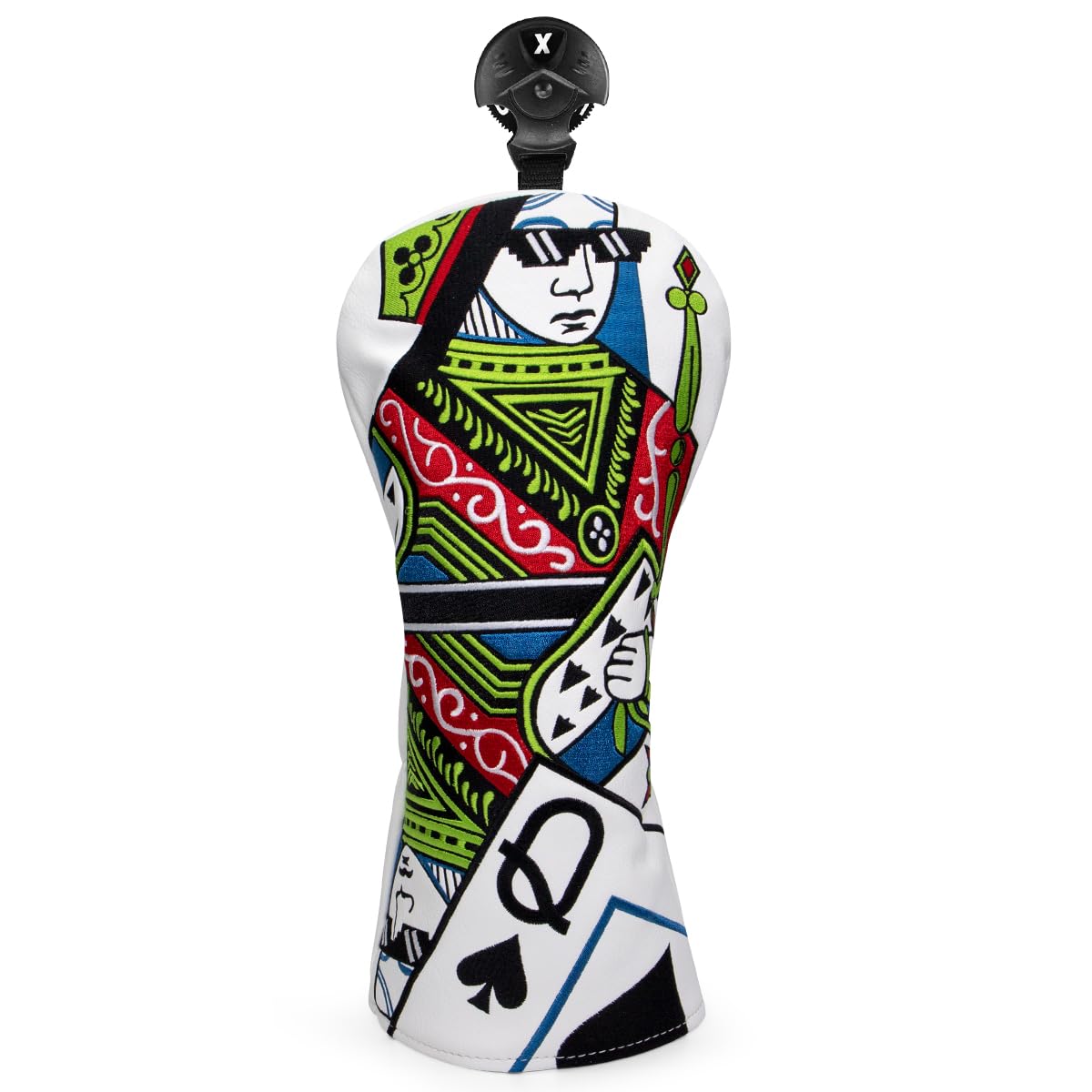 Barudan Golf Poker Queen Hybrid Headcover - Premium 3 Wood & Driver Head Cover for All Brands | Waterproof & Durable Golf Club Protection (Perfect for Driver, Fairway Woods & Hybrids on the Course)